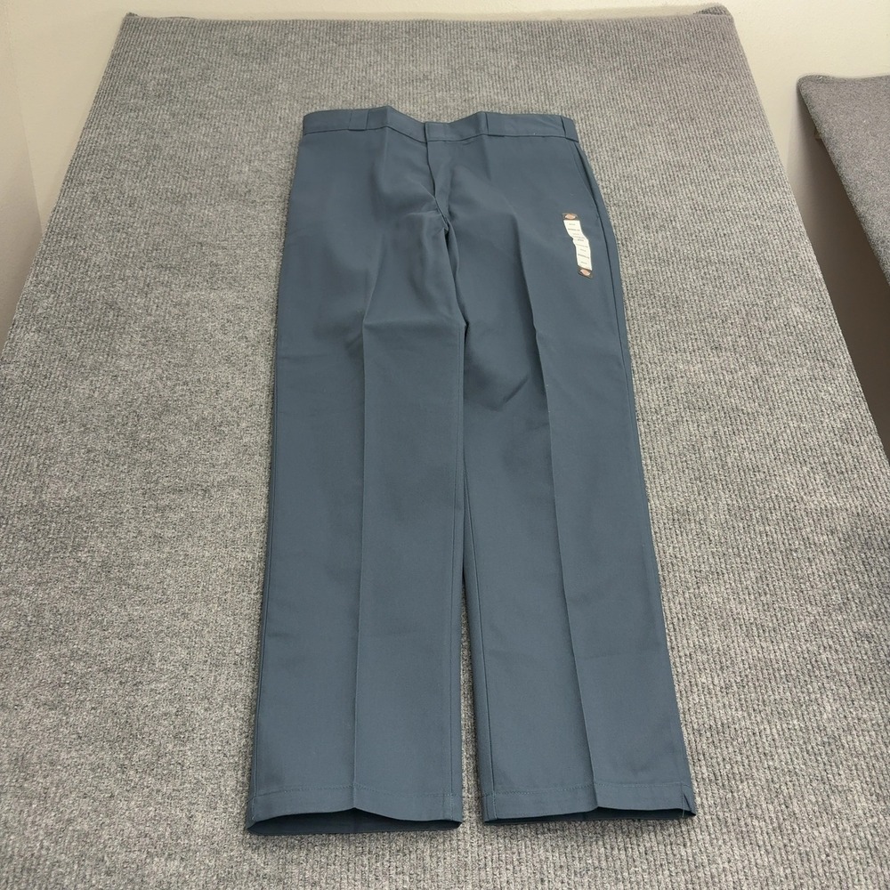 Dickies 874 Work Pant Mens 38x34 Blue Polyester Cotton Original Fit Streetwear